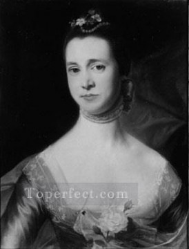  Edward Obras - La señora Edward Green retrato colonial de Nueva Inglaterra John Singleton Copley